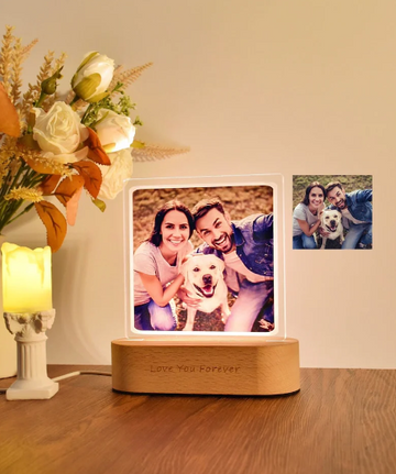 3D Custom Photo Acrylic Night Lamp