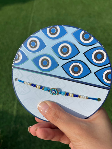 Evil eye blue Rakhi