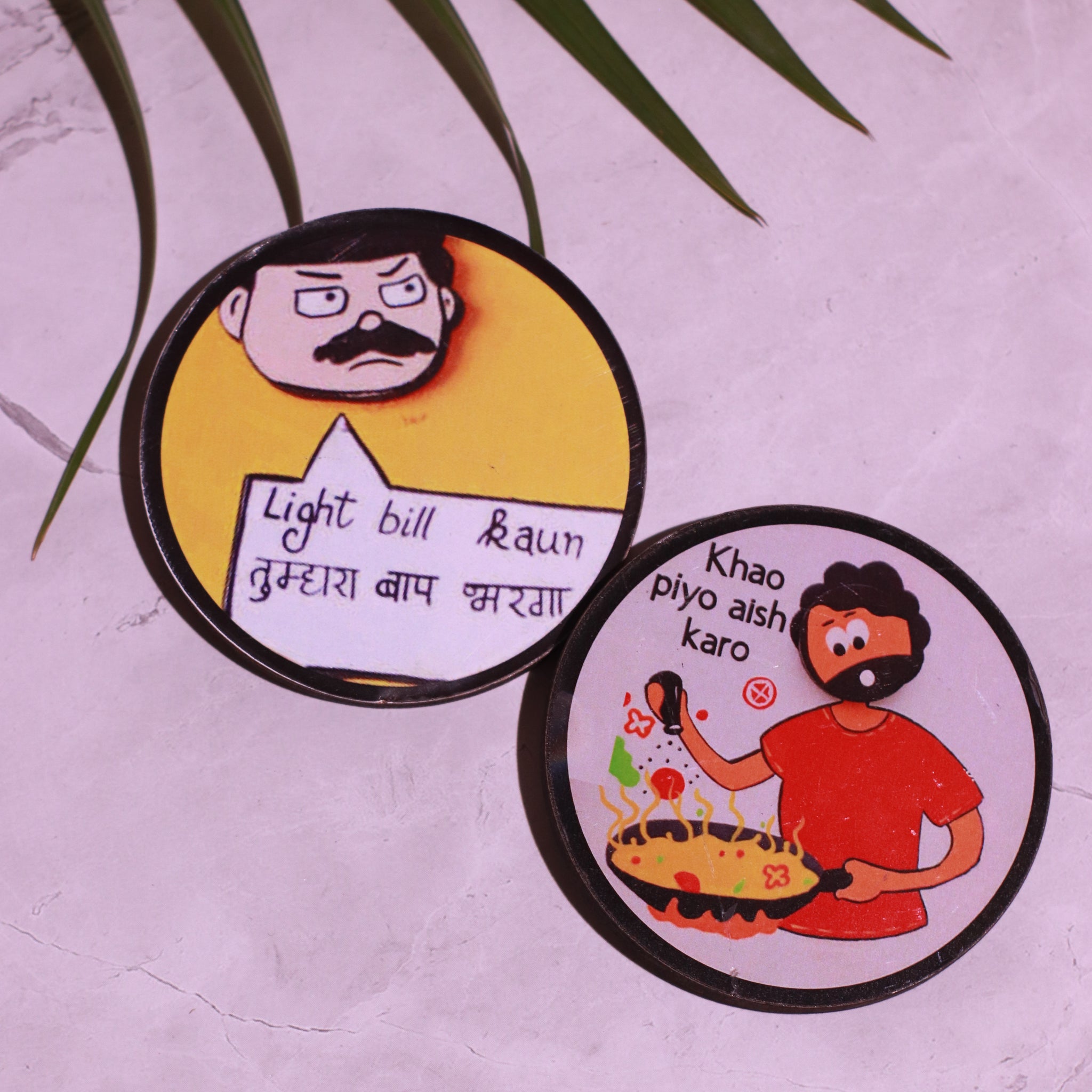 Dad dialogues fridge magnet