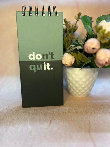 Don't Quit Planner