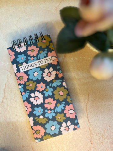 Floral Things To Do Planner