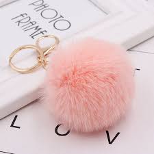 Furry Keychain (Colour might vary based on availability)