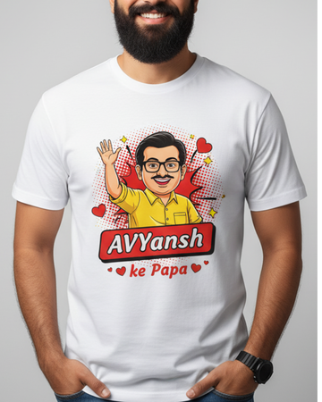Personalized PAPA TMKOC Tees
