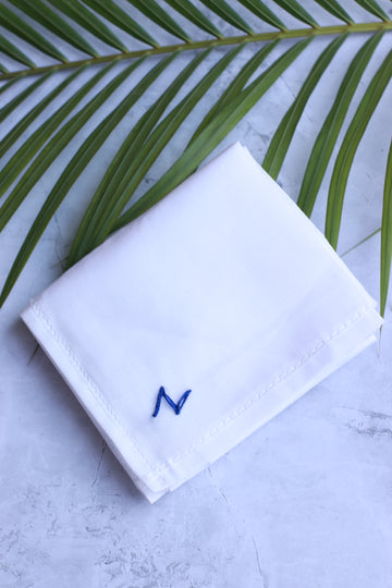Custom name initials handkerchief