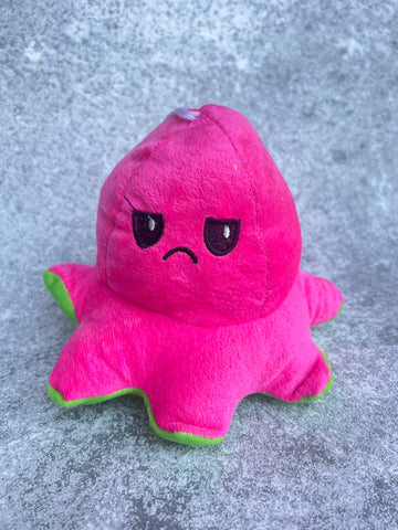 Happy-Sad Octopus Plush (colour based on availability)