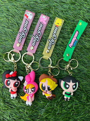 Power Puff Girls Keychain