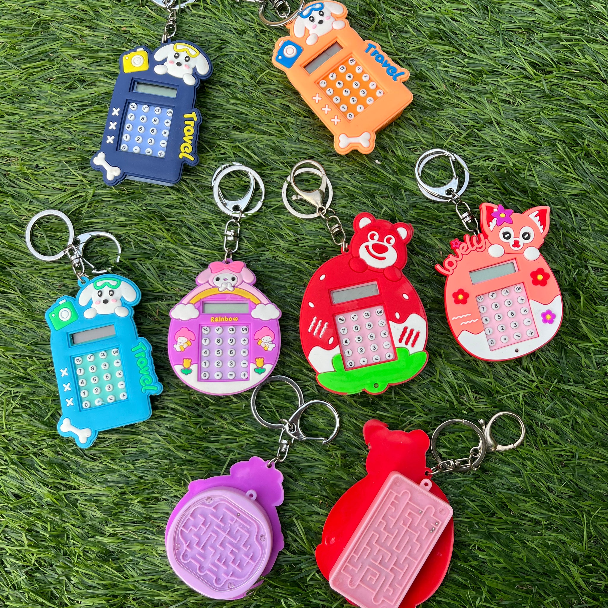 Calculator & Game Keychain