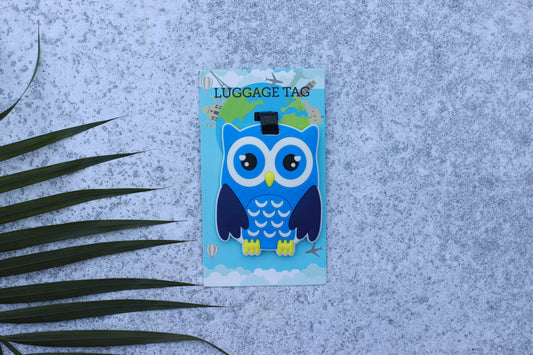 Owl Luggage Tag