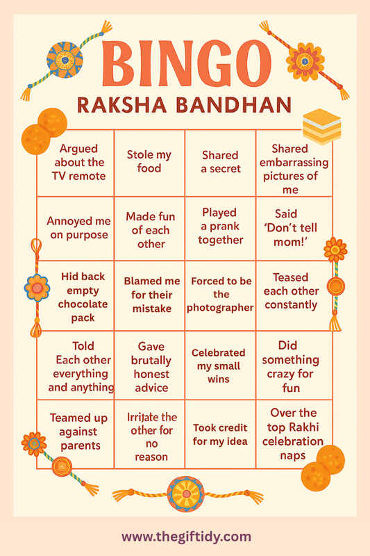 Bingo Game - Rakshabandhan special