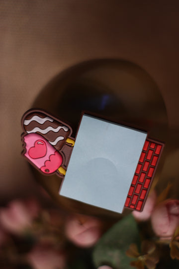 Sticky notes fridge magnet