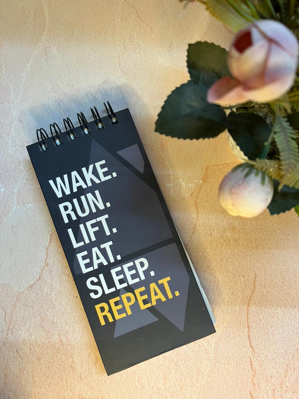 Wake Eat Sleep Repeat Spiral