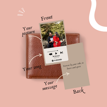Wallet card Vertical