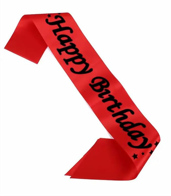 Birthday sash