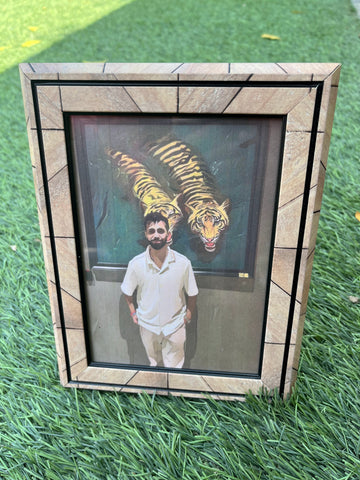 Photoframe with Caricature Picture (5x7 inches)