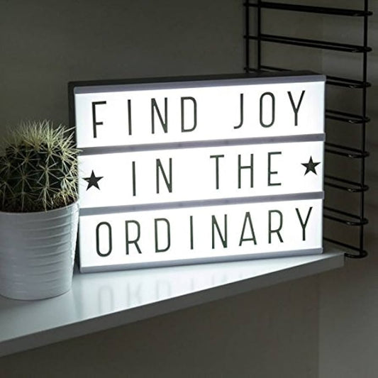 LED Letter Box-  Changeable Letter And Symbols