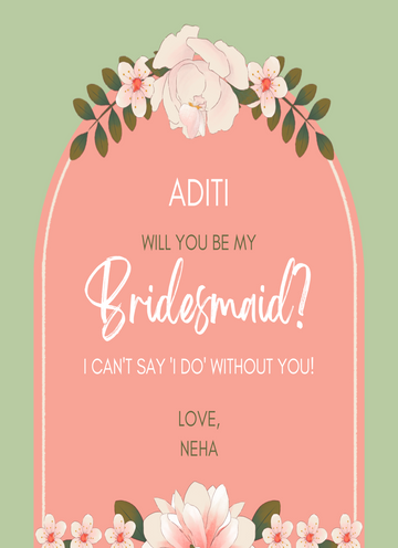 Be My Bridesmaid