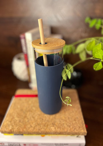 Eco Conscious Bamboo Glass Bottle