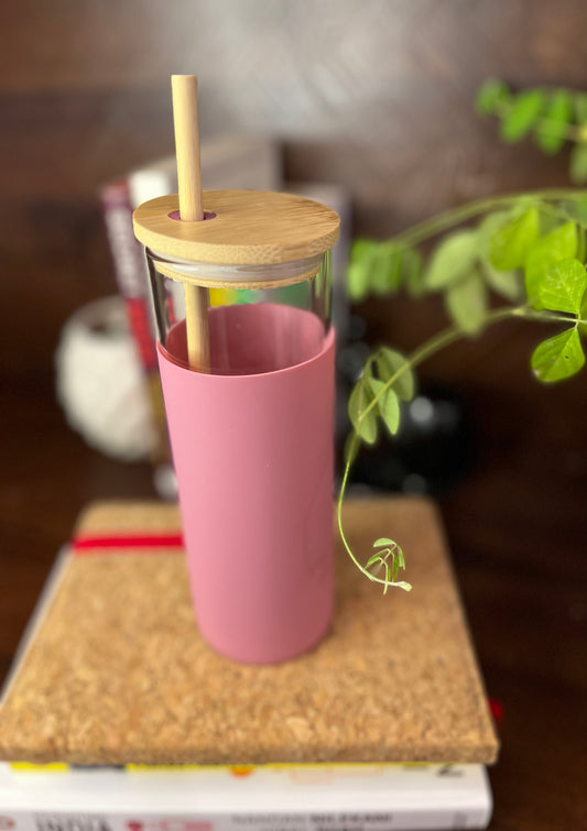 Eco Conscious Bamboo Glass Bottle