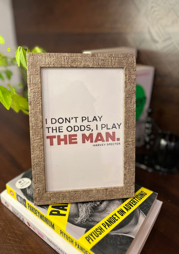 Suits Theme Quote Frame
