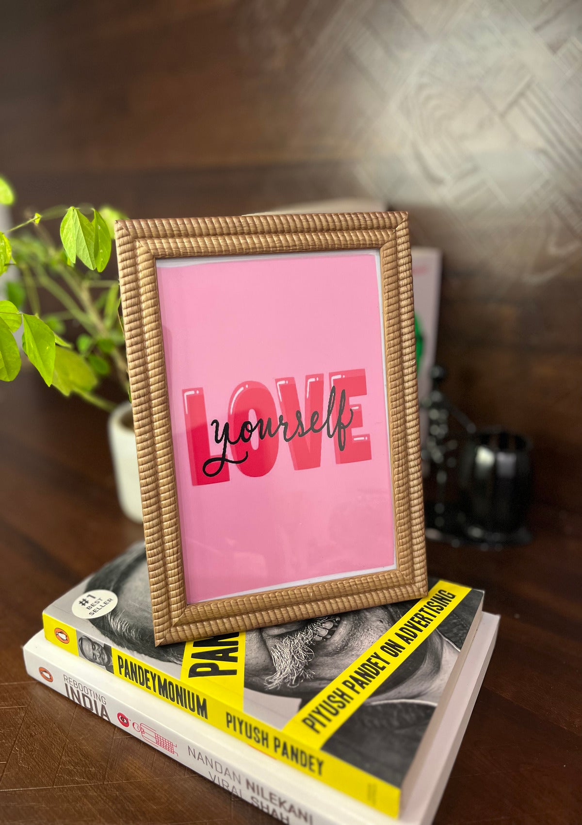 Love Yourself Quote Frame