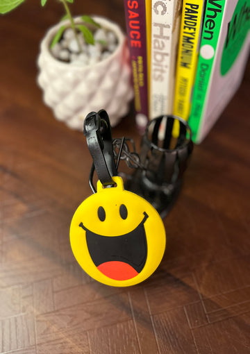 Smiley Luggage Tag